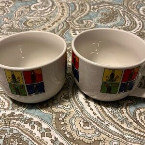 Gibson Coca-Cola Mugs (1989) Two mugs